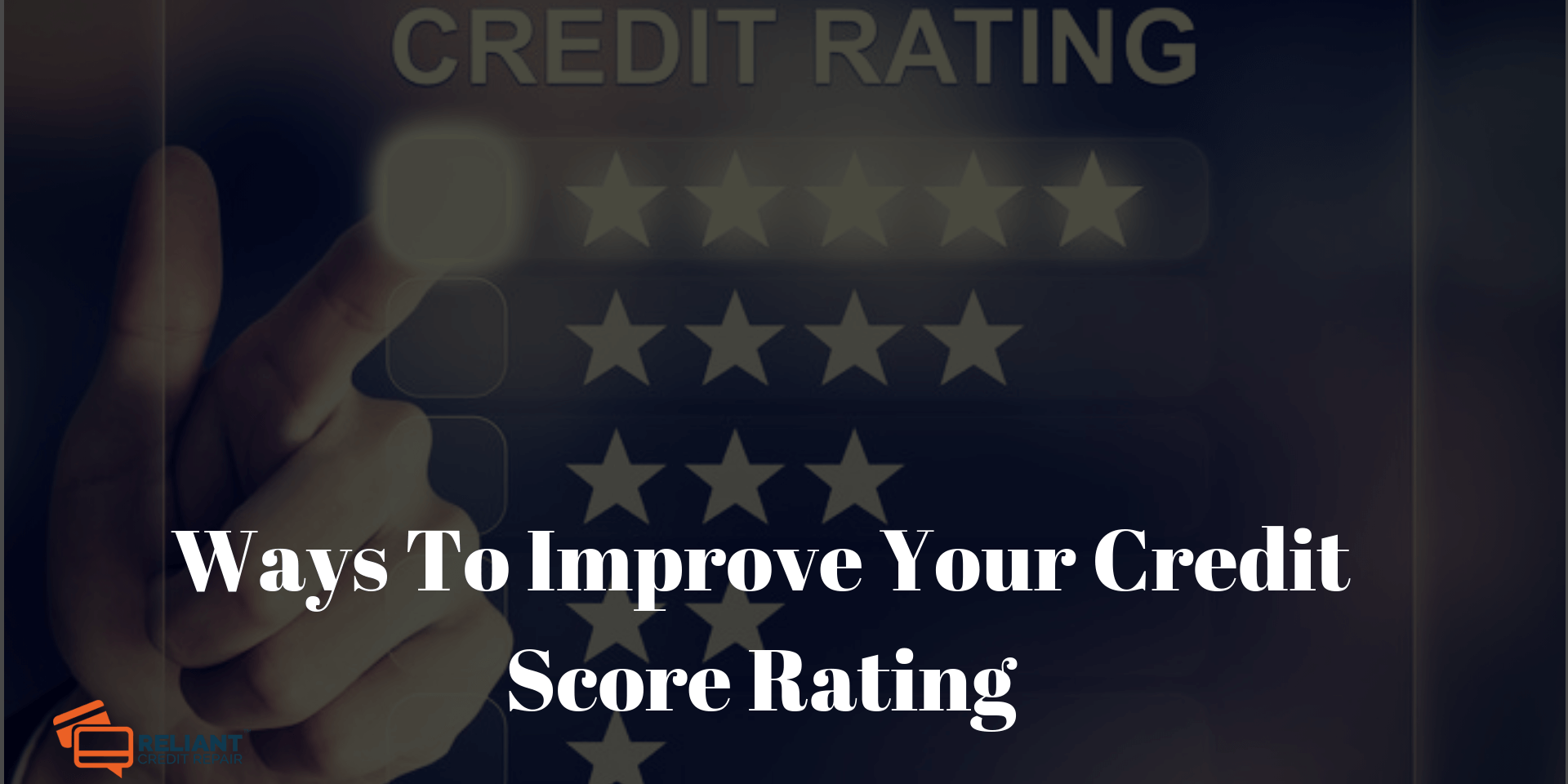 Improve Your Credit Score Rating