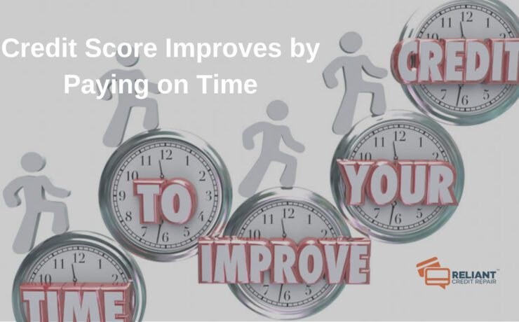 Credit Score Improves by Paying on Time