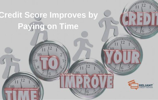 Credit Score Improves by Paying on Time